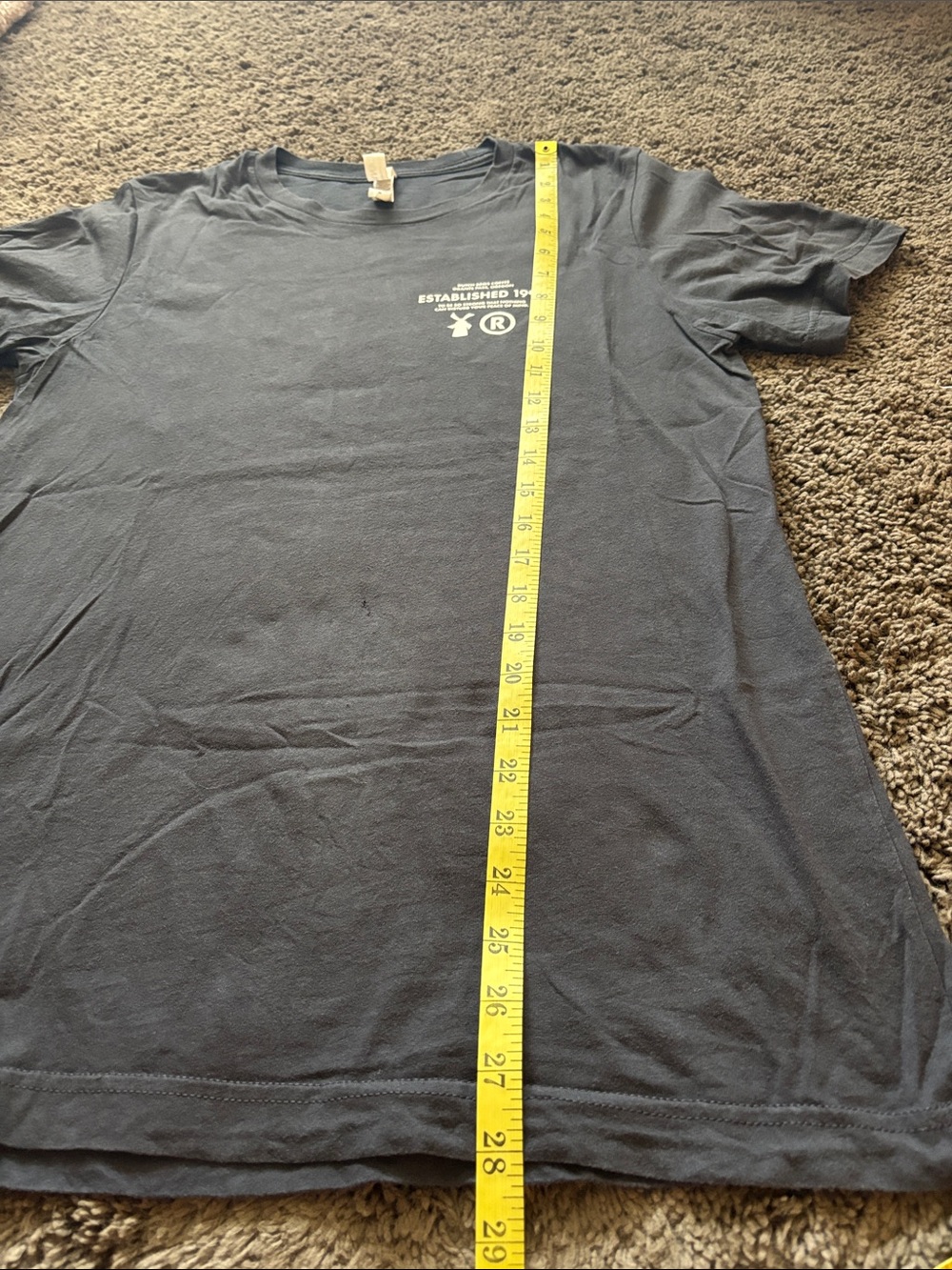 Dutch Bros Dark Gray Short Sleeve Tee with White DB Logo - Picture 5 of 5